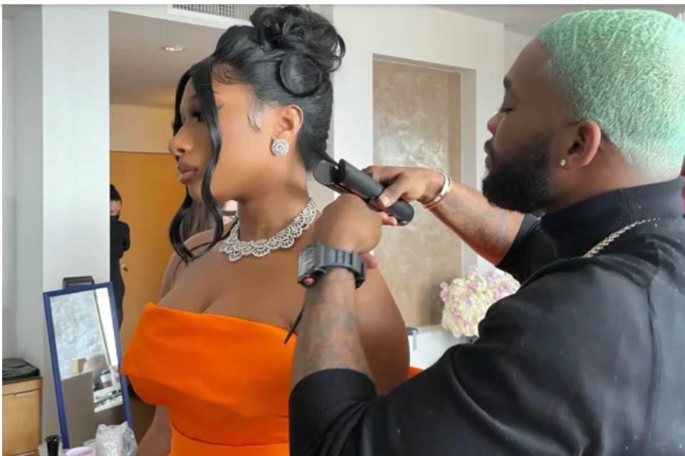 Behind the scenes at the Grammys.